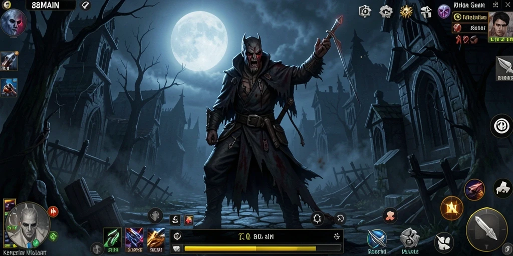 Tampak menegangkan dari gameplay seram 88MAIN.