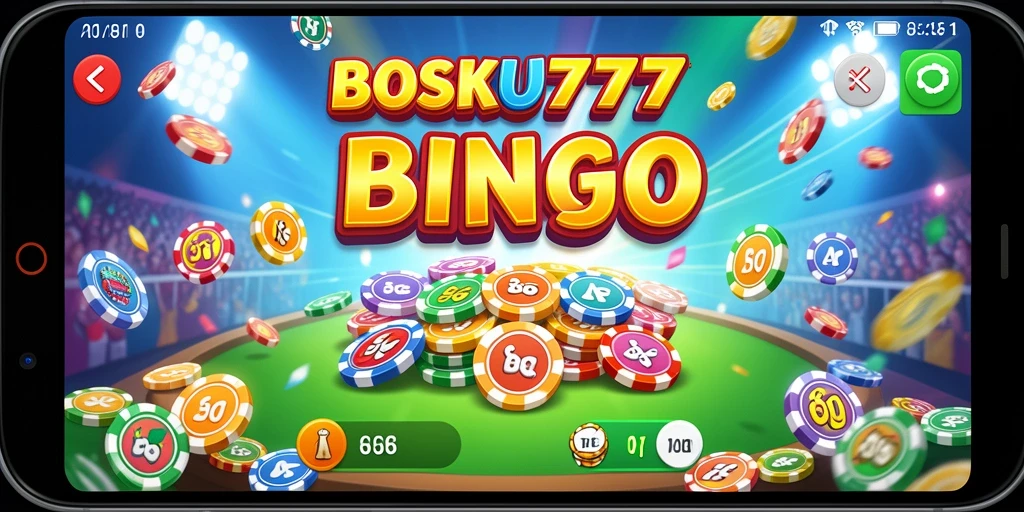 Tampilan menarik dari gameplay Bingo BOSKU777 yang seru.