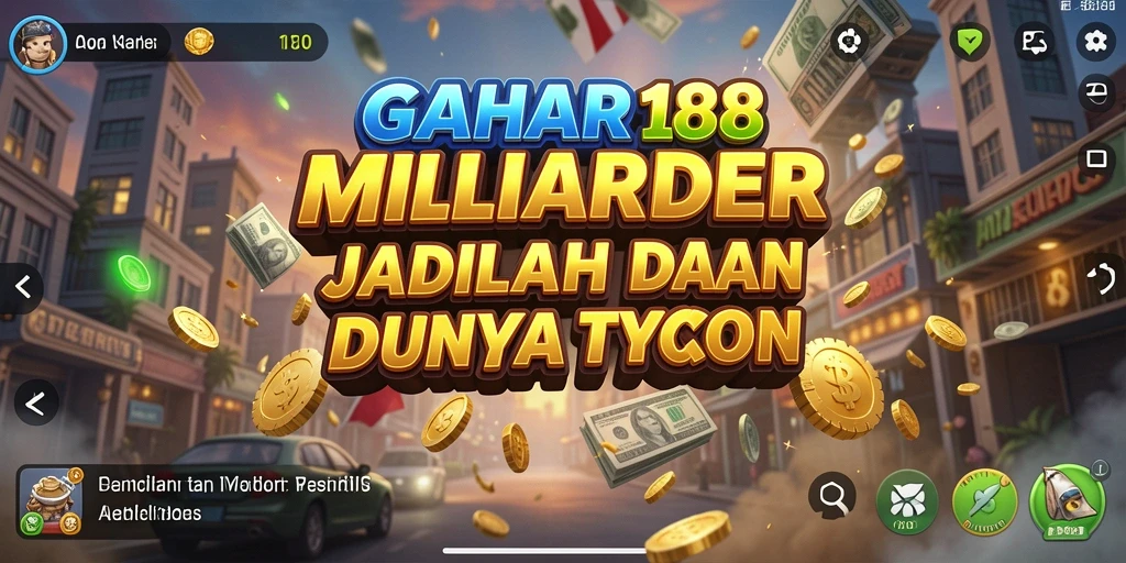 Screenshot gameplay GAHAR188 menunjukkan dinamika bisnis yang menarik.