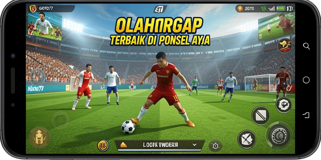 Screenshot GOTO77 menampilkan gameplay seru dalam pertandingan olahraga.