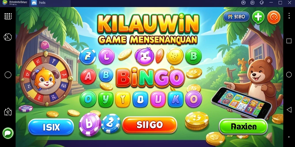 Tampilan gameplay <strong>KILAUWIN</strong> yang menonjolkan keseruan permainan Bingo.