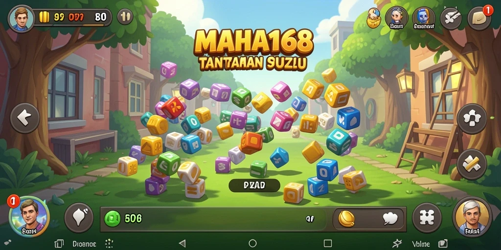 Tampilan gameplay MAHA168 yang menantang dan penuh warna.