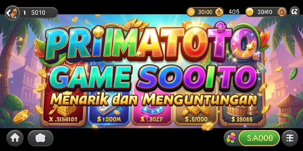 Tangkapan layar gameplay mendalam dari PRIMATOTO yang menyenangkan.