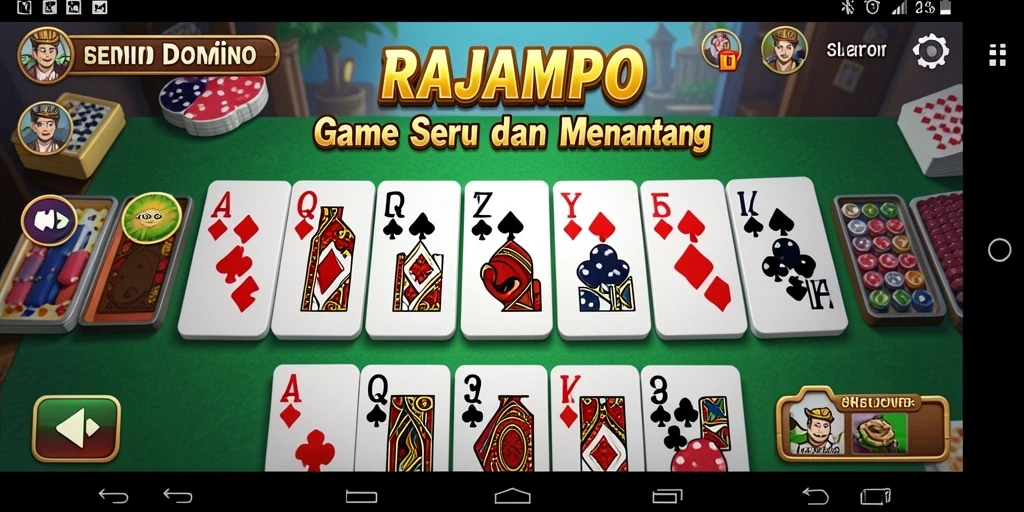 Tampilan gameplay RAJAMPO yang seru dan mendebarkan.