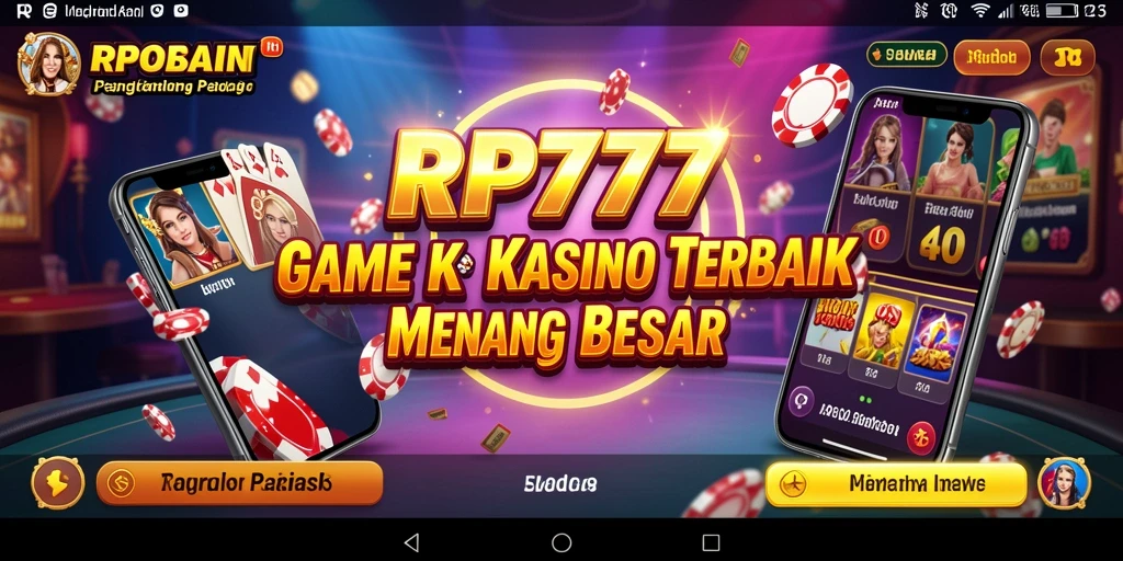 Tampilan menarik dari gameplay Kasino di RP777 yang menegangkan.