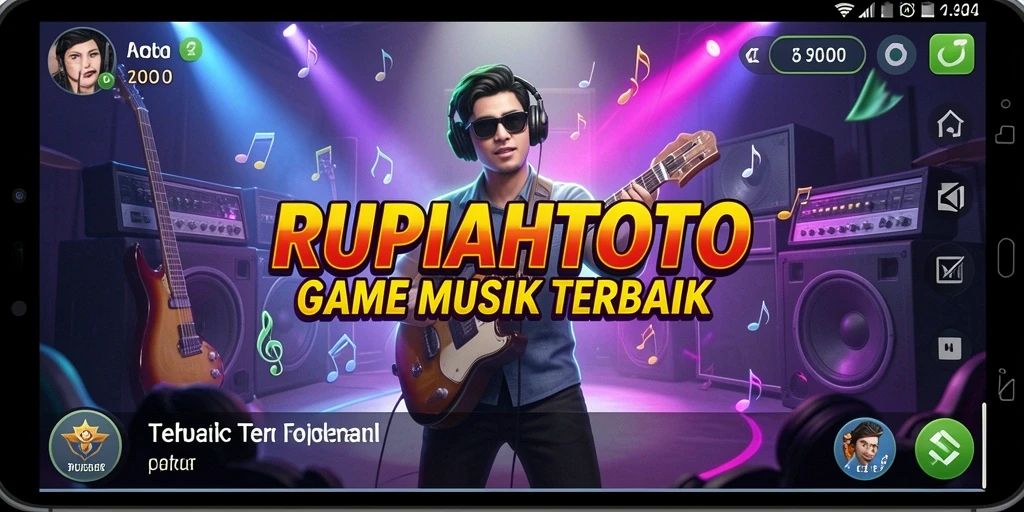 Tampilan gameplay RUPIAHTOTO yang menarik dengan interaksi musik.