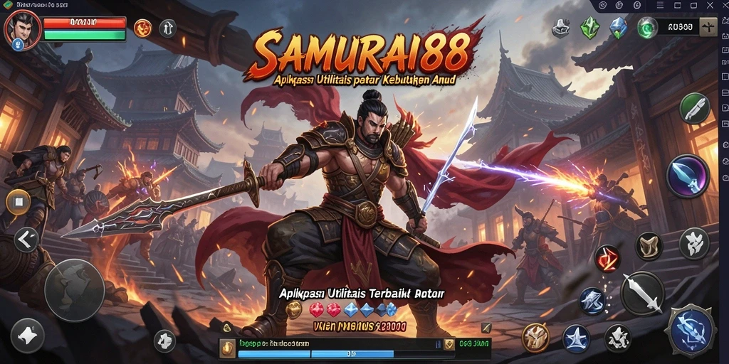Tampilan antarmuka utama SAMURAI88 yang mudah digunakan.