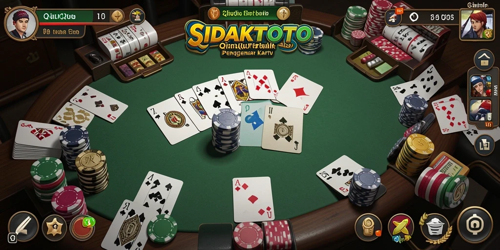Tampilan gameplay menarik dari SIDAKTOTO dengan suasana QiuQiu.