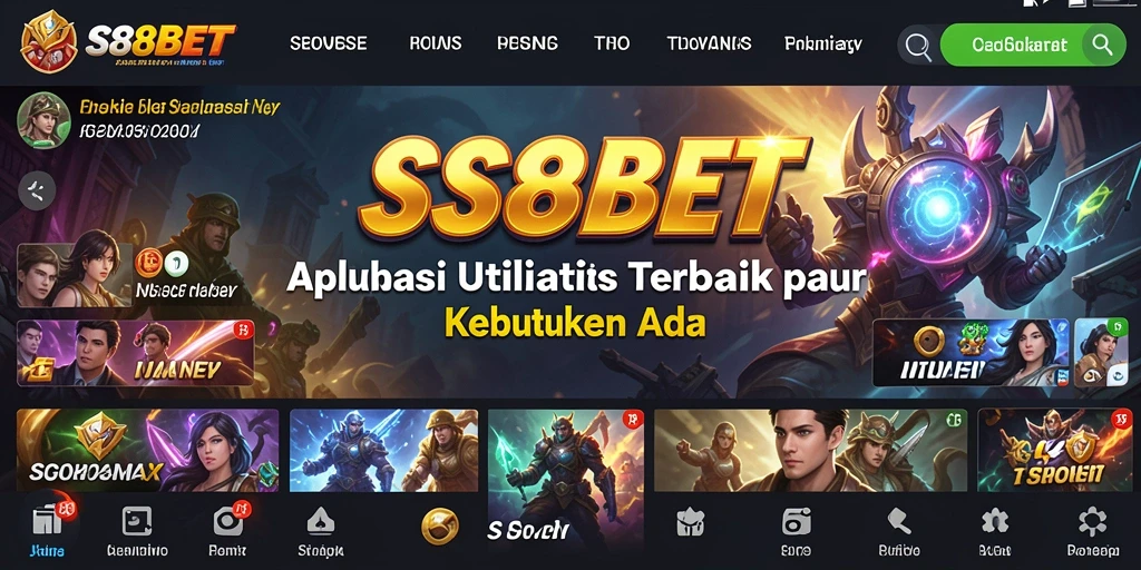 Tampilan antarmuka SS88BET yang intuitif dan menarik untuk pengguna.