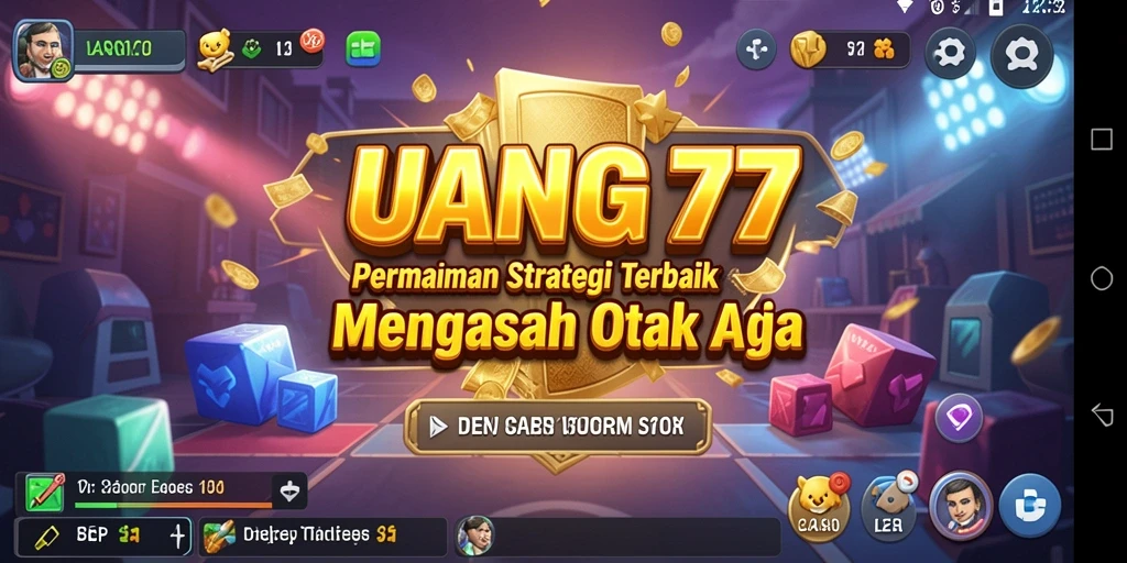 Tampilan gameplay UANG77 yang menarik bagi penggemar strategi.