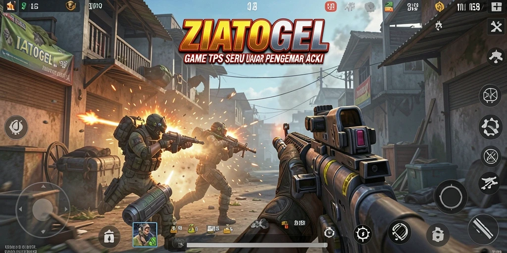 Tangkapan layar ZIATOGEL menampilkan aksi tembak-menembak yang mendebarkan.